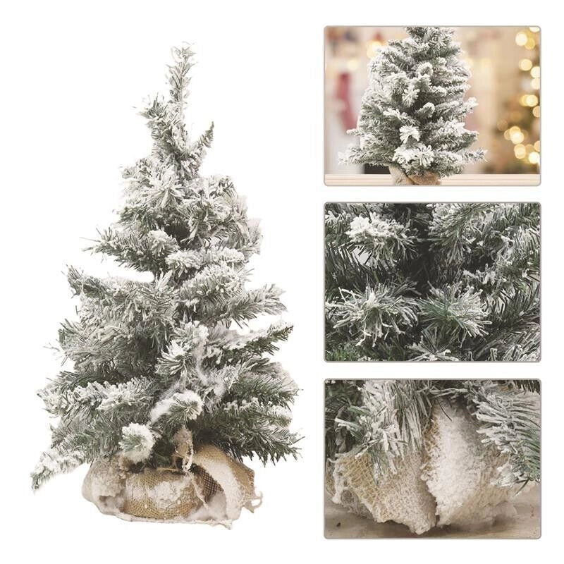 MAURY'S ALBERO DI NATALE JUTA 60 CM INNEVATO
