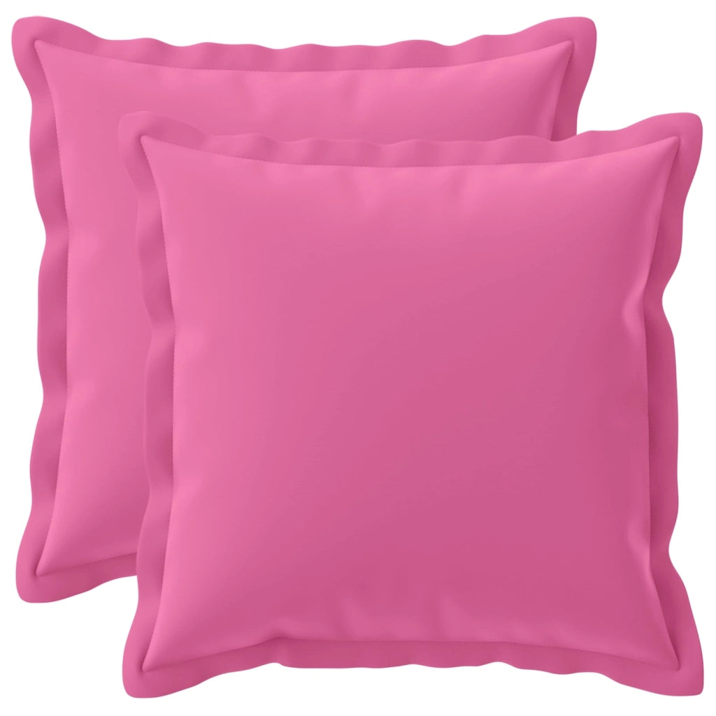 Federa 2 pcs HOUTEN Rosa 35 x 35 cm Poliestere 916531