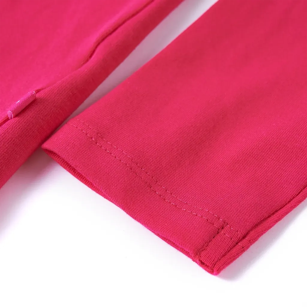 Maglietta da Bambina a Maniche Lunghe Fucsia 116