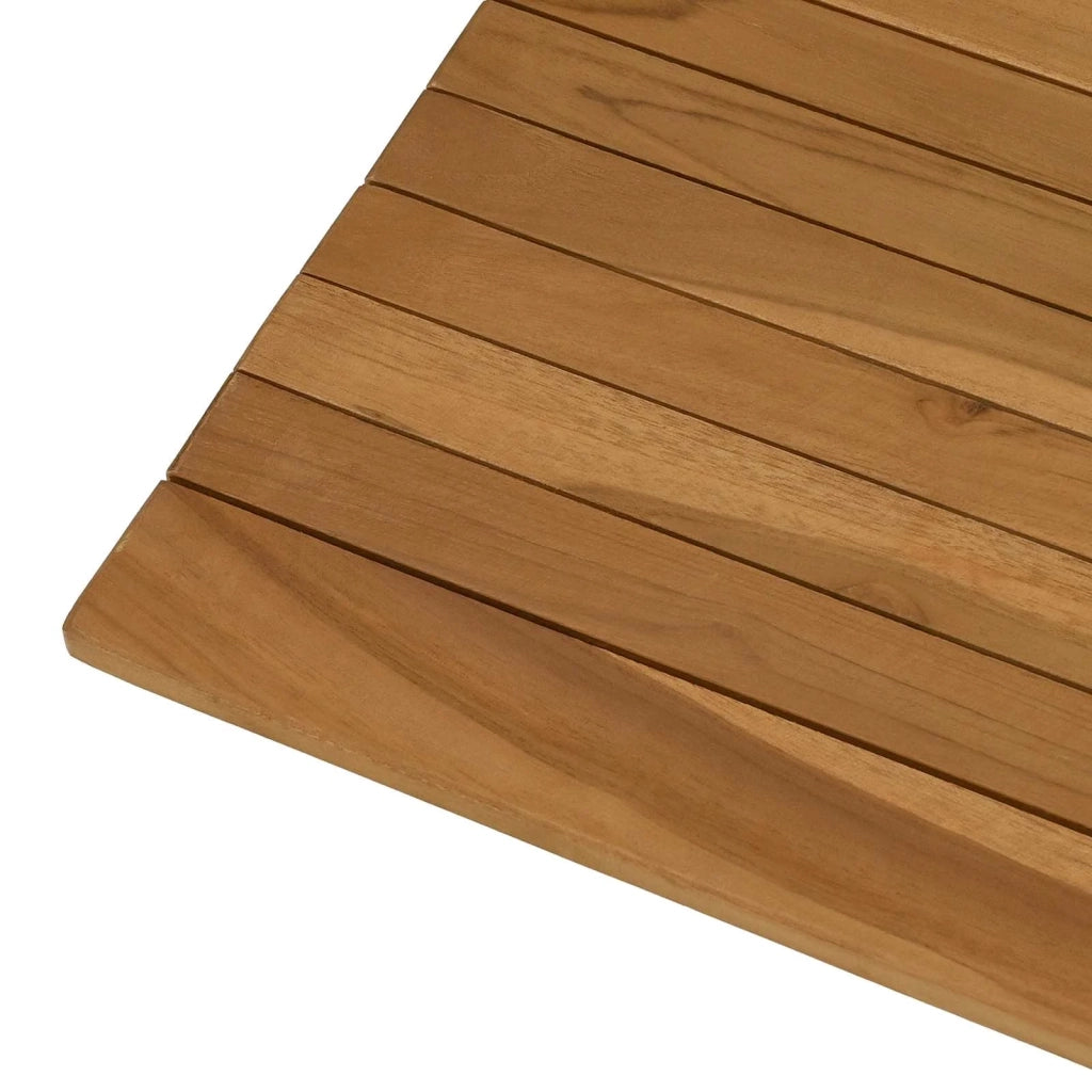 Piano del tavolo 80 x 80 x 3,5 cm Quadrato Legno di teak solido 42033147
