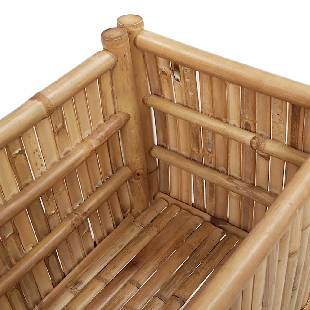 Fioriere | Cassetta per fiori | Letto Rialzato Marrone 70 x 35 x 70 cm Bamb¨´