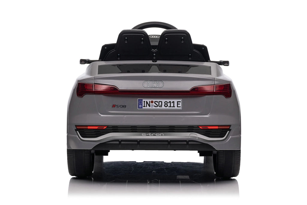 Macchina Elettrica per Bambini Licenza Ufficiale Audi SQ8 12V 4,5Ah Grigio