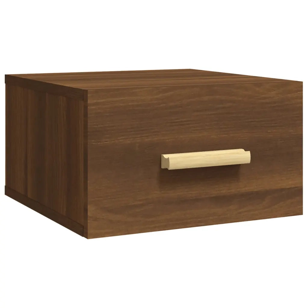 Comodino a Muro Rovere Marrone 35x35x20 cm  cod mxl 30148