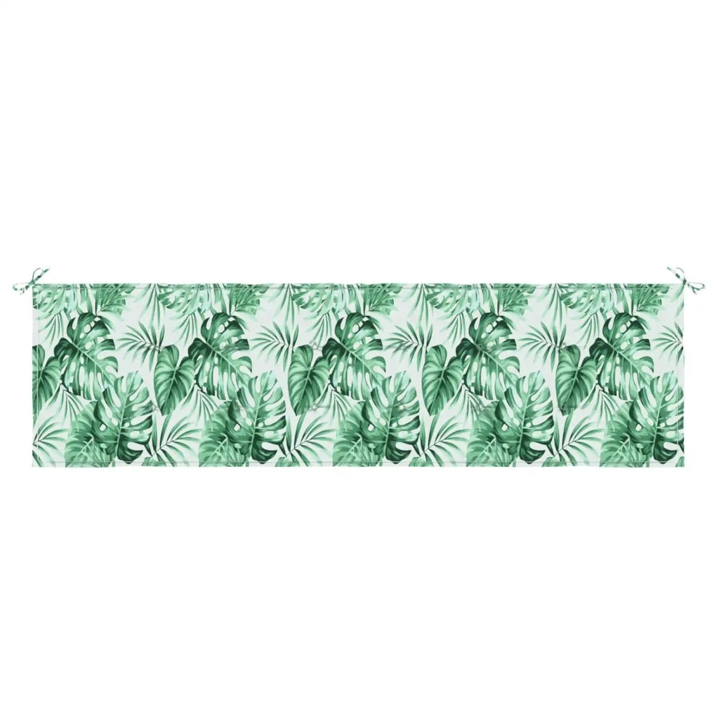 Cuscino per sedie | Cuscino per Panchina Foglia Motivo a foglia 150 x 50 x 3 cm