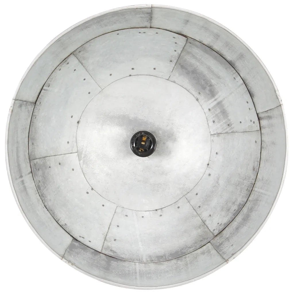 Lampada a Sospensione Vintage 25 W Argento Rotonda 41 cm E27 320541