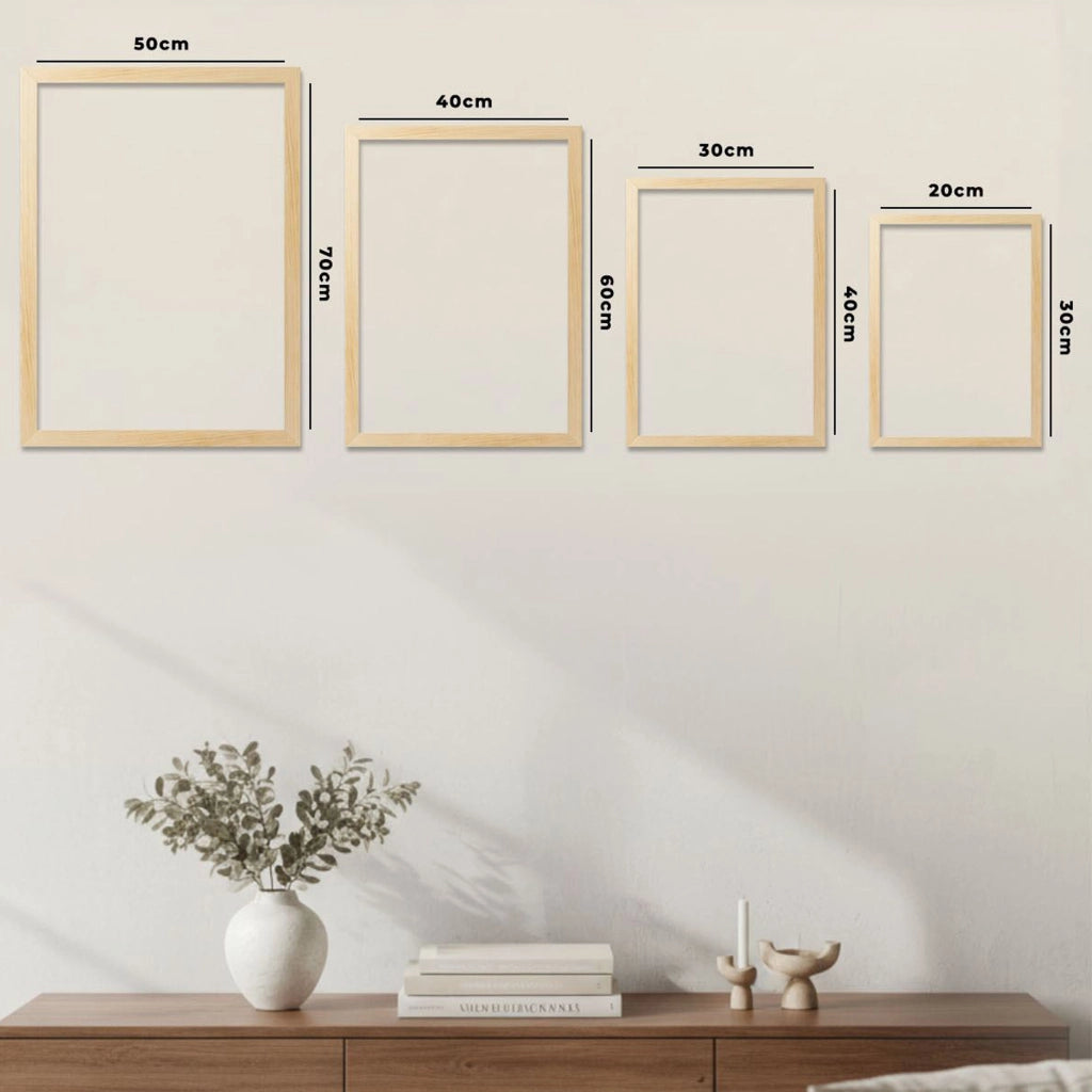 Memeha, Quadro Materiale Struttura in Legno Nobilitato, 50x70h cm Multicolore