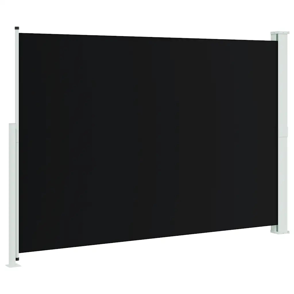 Tenda Laterale Retrattile per Patio 200x314 cm Nero 313411
