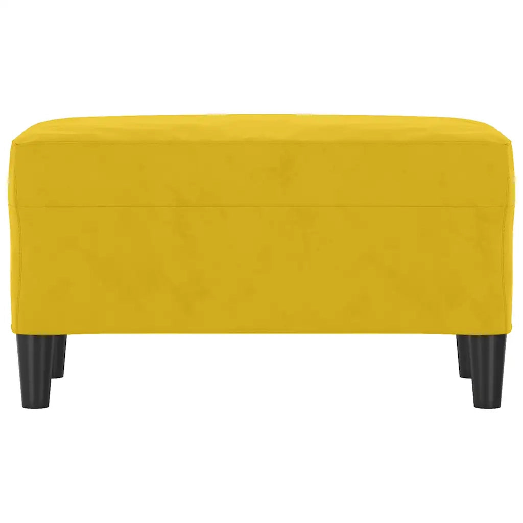 Panca Giallo 70x35x41 cm in Velluto CFW7216569