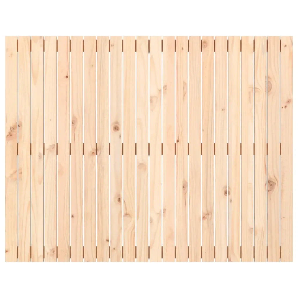 Testiera da Parete 140x3x110 cm in Legno Massello di Pino