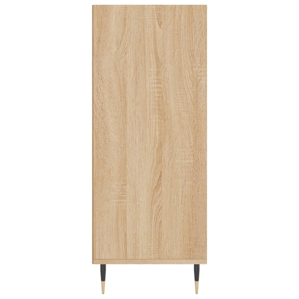 Buffet credenza cassettiera armadio mobile contenitore organizer cucina soggiorno salotto rovere Sonoma alto 57 x 35 x 90 cm legno ingegnerizzato marrone 02_0034075