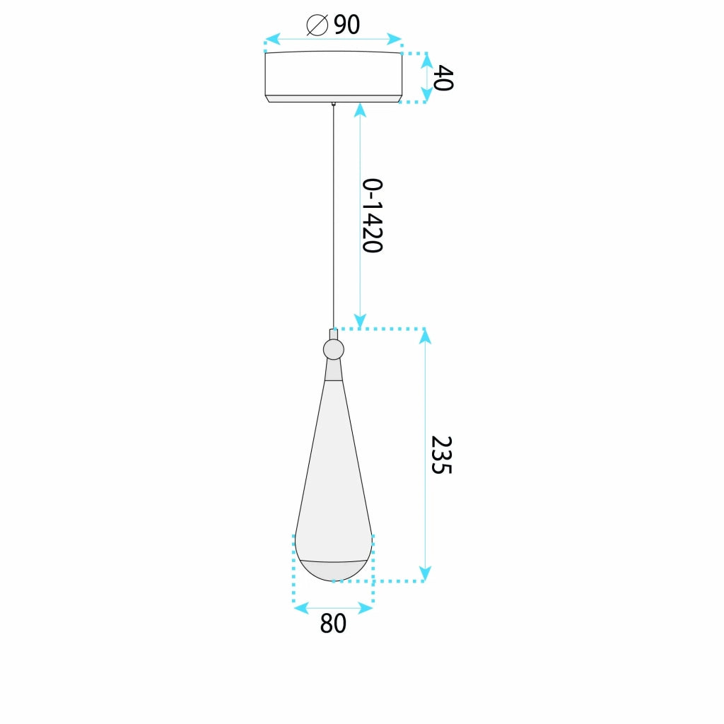 Lampada A Sospensione Da Soffitto Lhj120-cp Light Rose Gold