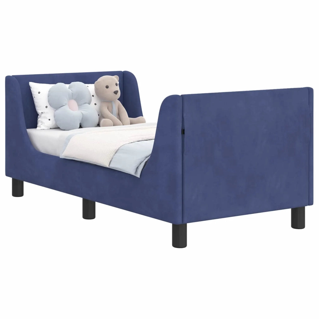 Struttura letto per bambini con testata-Giroletto per bambini Blu Polizia 70 x 140 cm 459955