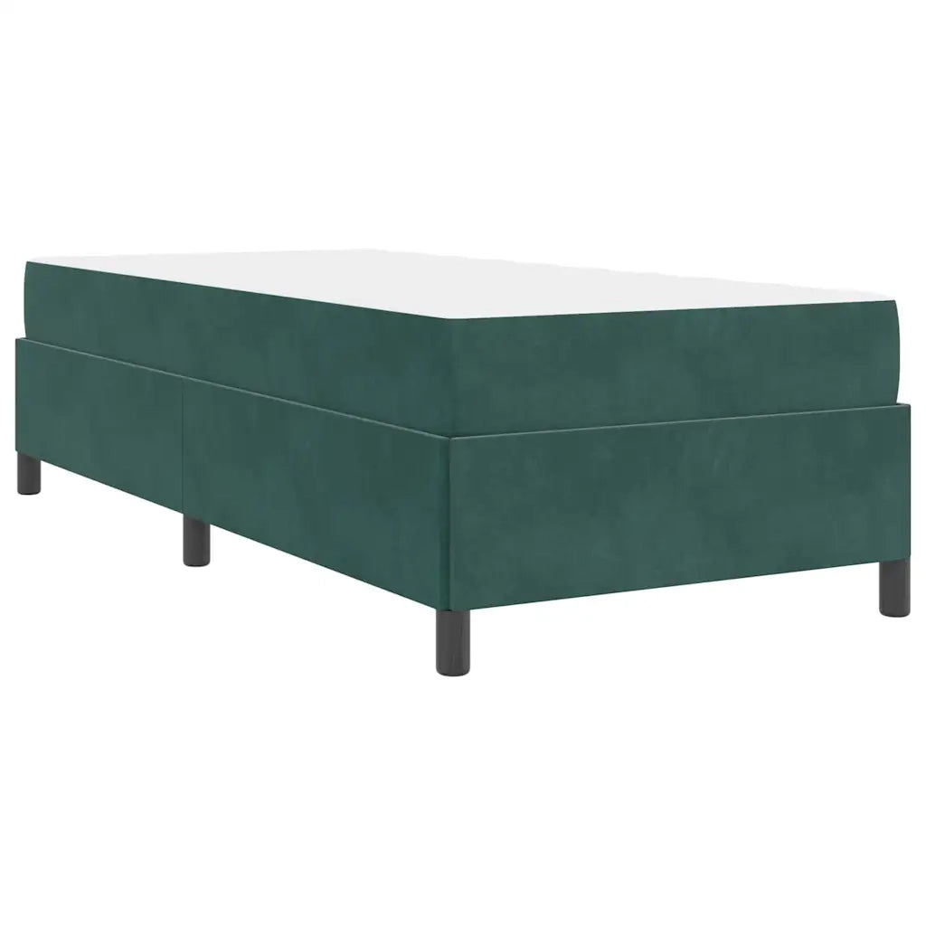 vidaXL Struttura del letto Verde scuro, Verde e Bianco 80 x 200 cm