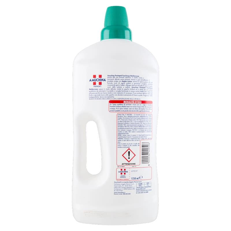 AMUCHINA LIQUIDO PAVIMENTI SENZA RISCIAQUO SUPERFICI DELICATE 1,25 LT
