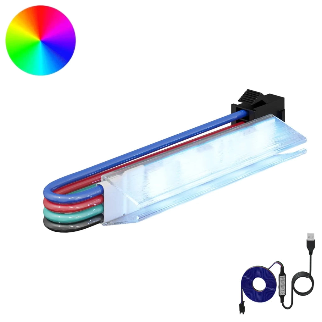 Striscia LED 12 pcs Nero e Bianco 1745 mm Rame e plastica 3429135