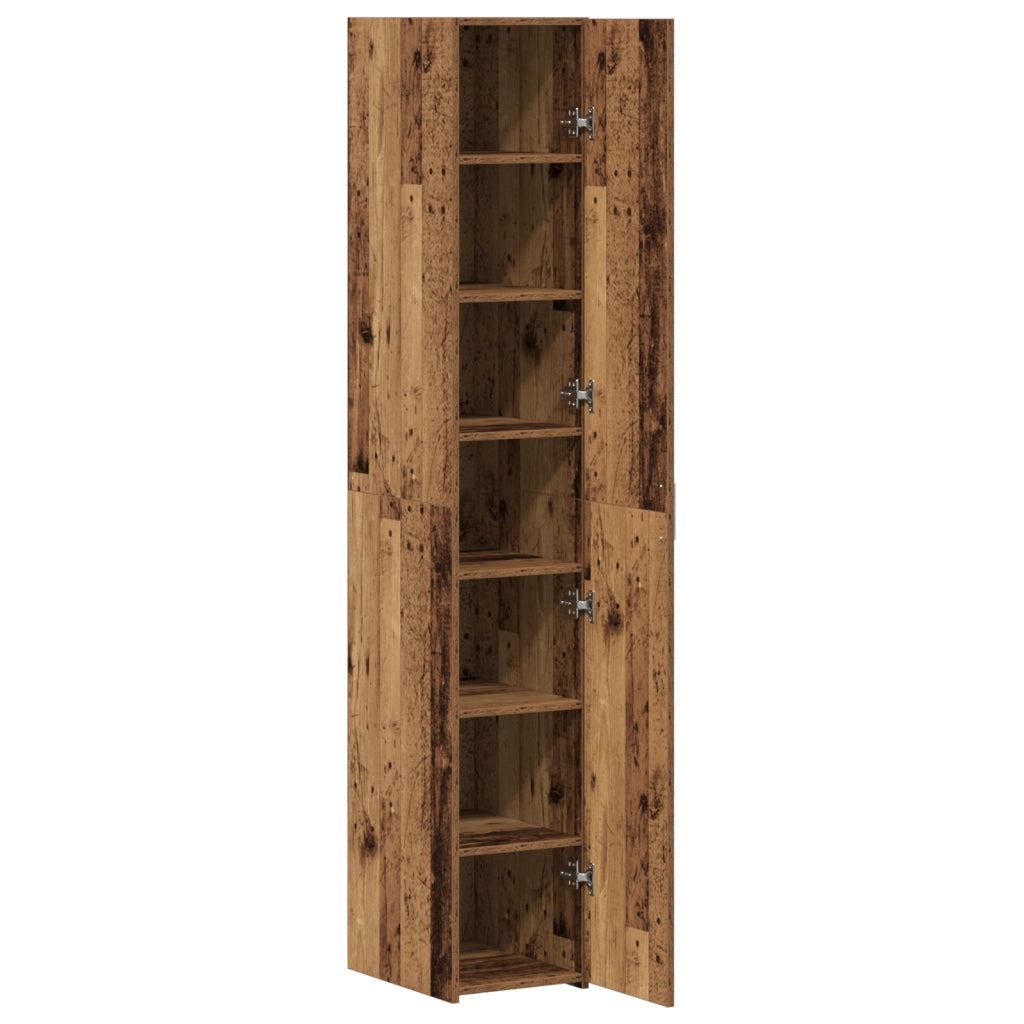 Highboard Legno Vecchio 30x42.5x185 cm Legno Ingegnerizzato