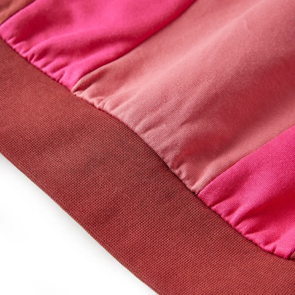 Felpa da Bambino Color Block Rosa e Henn¨¦ 92