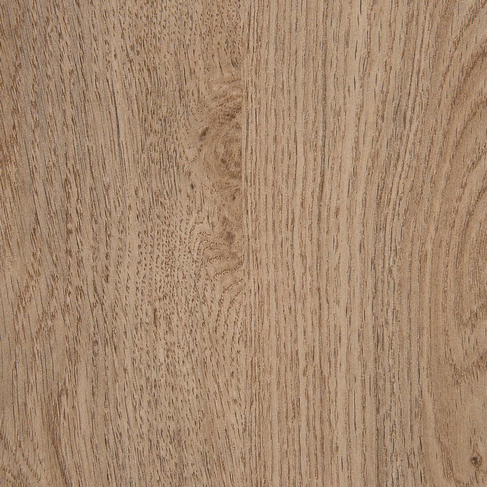 Tavolino da caffè in truciolare di legno chiaro con ripiano superiore gambe in metallo Nero