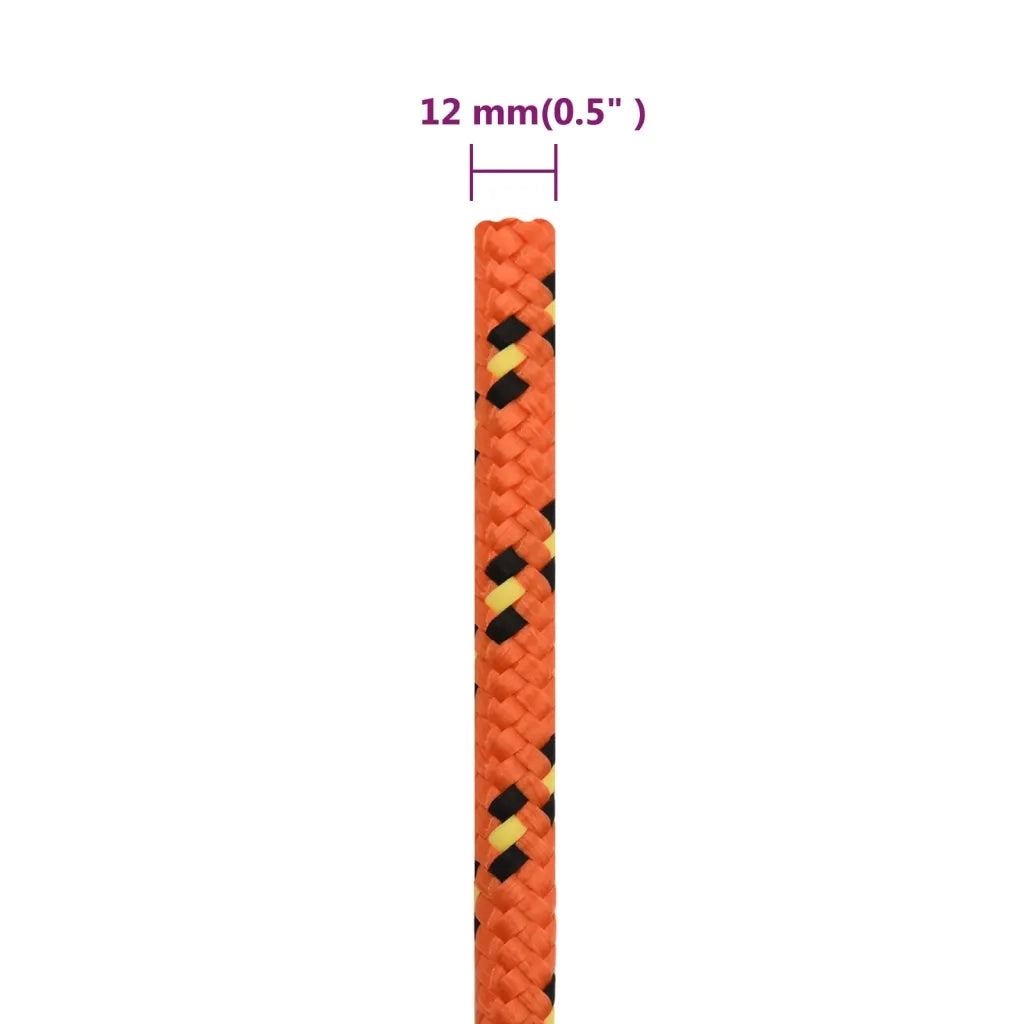 Corda per barca Arancione 12 mm 100 m in Polipropilene 152672