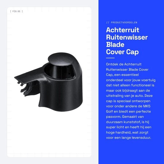 Aspiratore parafang posteriore in plastica leggero e resistente - 49mm di larghezza, 47mm di altezza - Cappotto aspiratore parafang