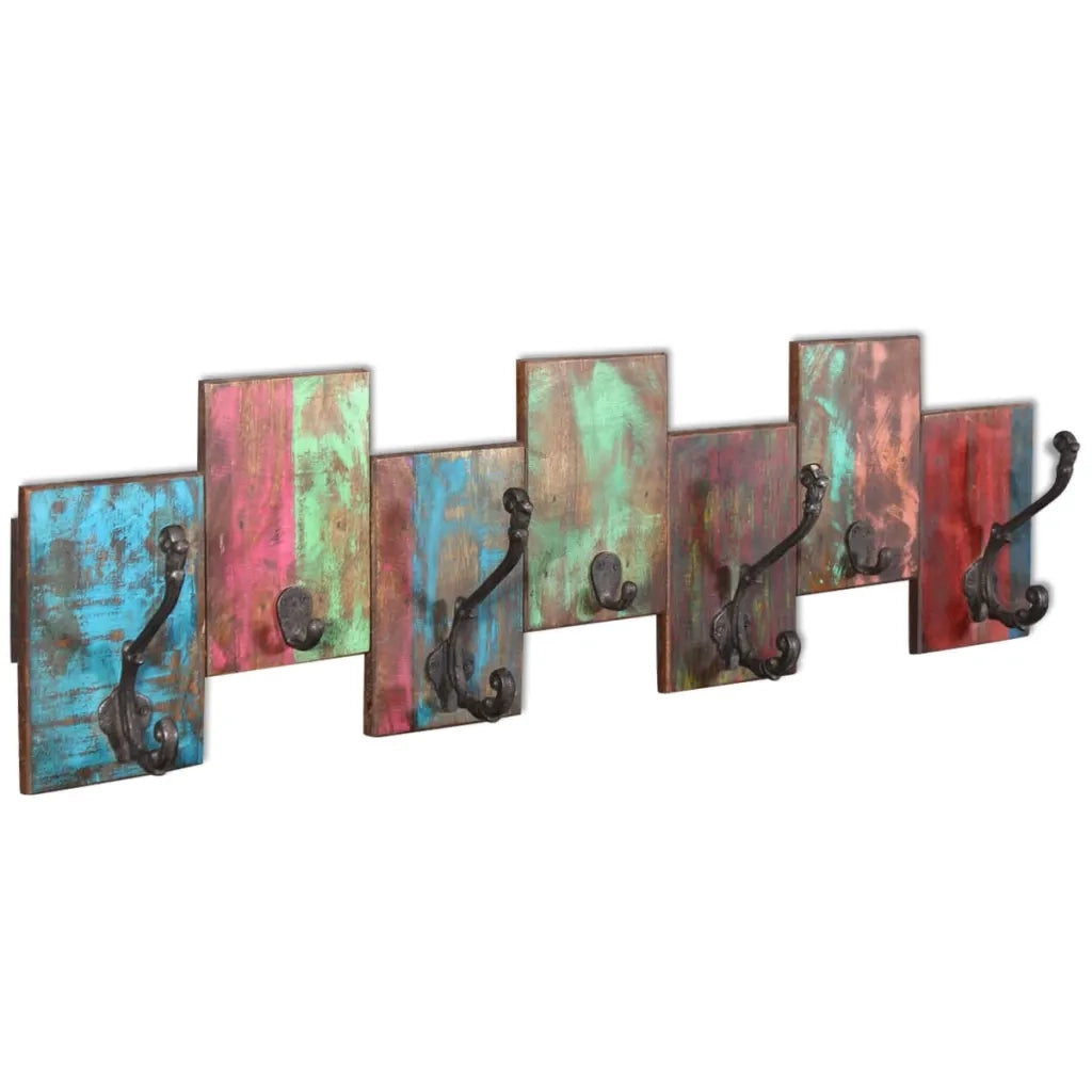 Appendiabiti con 7 Ganci in Legno Massello di Recuperocod mxl 126854