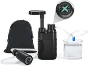 Kit di sopravvivenza - Systeem di filtrazione dell'acqua - Pomp di filtrazione dell'acqua - Kit di emergenza per casa - Kit di emergenza per guerra - Kit di sopravvivenza per casa - Kit di sopravvivenza