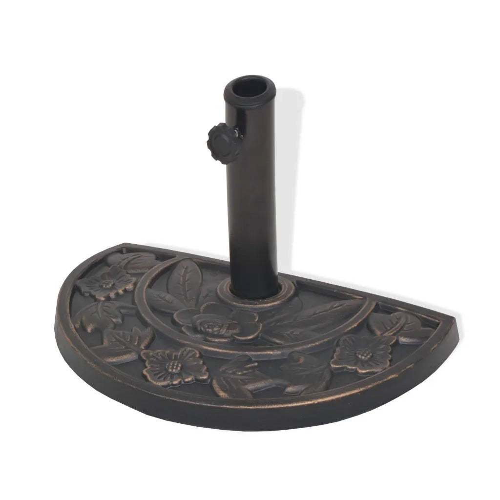 Base per Parasole a Semicerchio in Resina Bronzo 9 kg CFW2659883