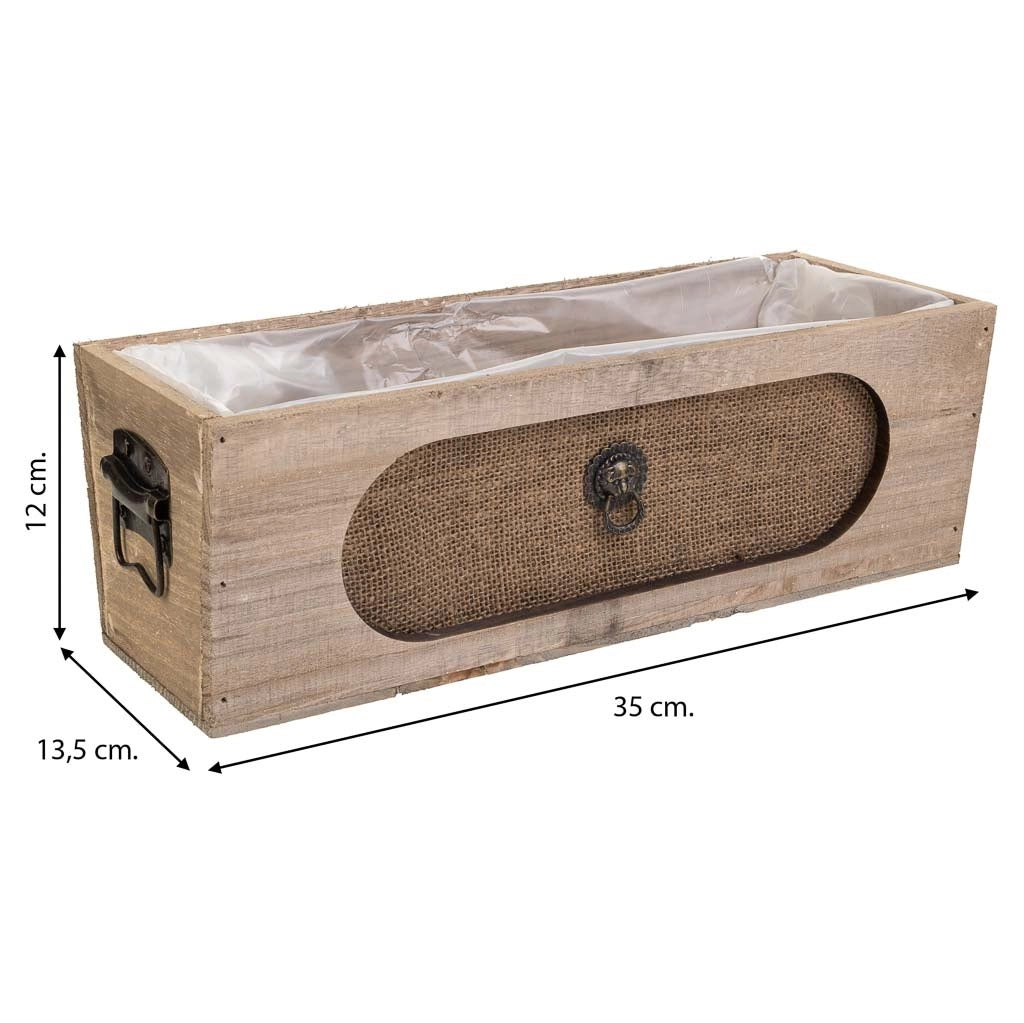 Cassetto in legno marrone 35x13,5x12h