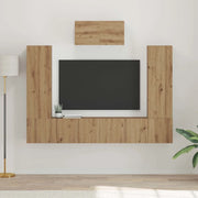 Set mobile TV 7 pcs Rovere artigianale Legno multistrato 3393137