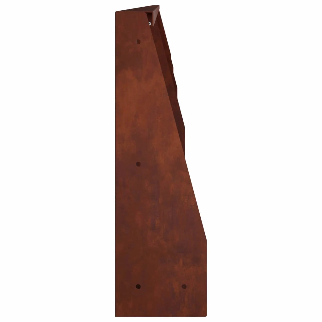 Muro di contenimento 4 pz 100 x 12 x 50 cm Acciaio Corten 3449050
