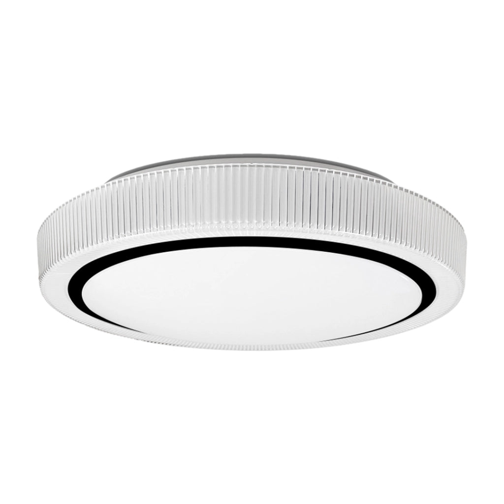 Plafoniera LED Miri 34W 49cm bianco/nero 4000K Milagro