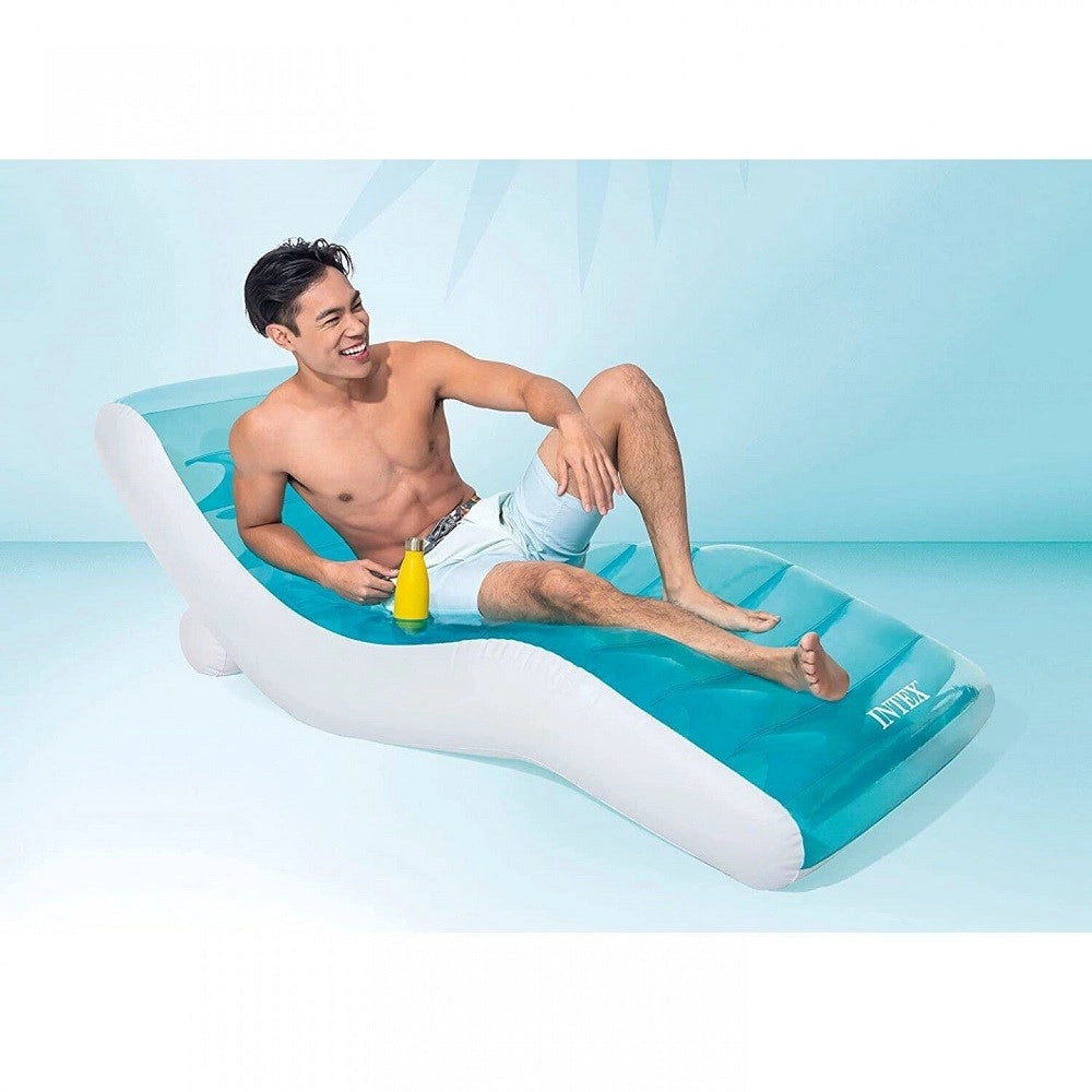 Trade Shop - Materassino Poltrona Splash Lounge 191 X 99 Cm Spiaggia Piscina Giardino 56874 -