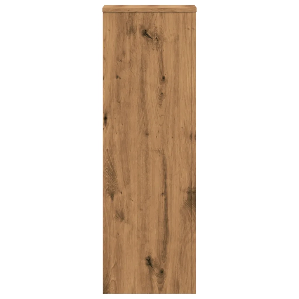 Supporti Piante 2 pz Rovere Artigianale 33x33x100cm Multistrato