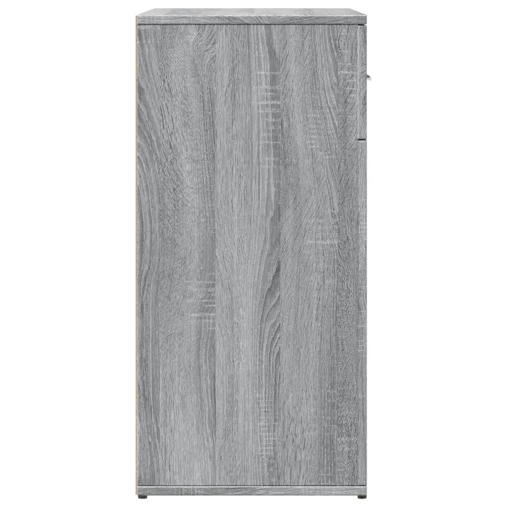Credenza-Buffet-Armadio da cucina Grigio Sonoma 79x38x80 cm in Legno Multistrato 646835