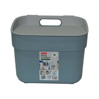 PATTUMIERA CURVER READY GRIGIO / AZZURRO LT. 5 CON FERMA BUSTA