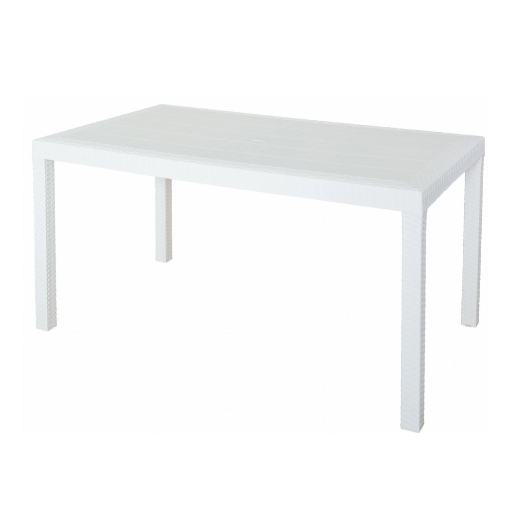 TAVOLO HOUSTON 150X90XH74CM BIANCO