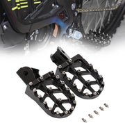 Pedaliera di Rilievo per Motocicletta in Alluminio Leggero con Tecnologia CNC per Ron Light Bee S/X X160 X260 CRF150F CRF230F 2003-2019 Nero