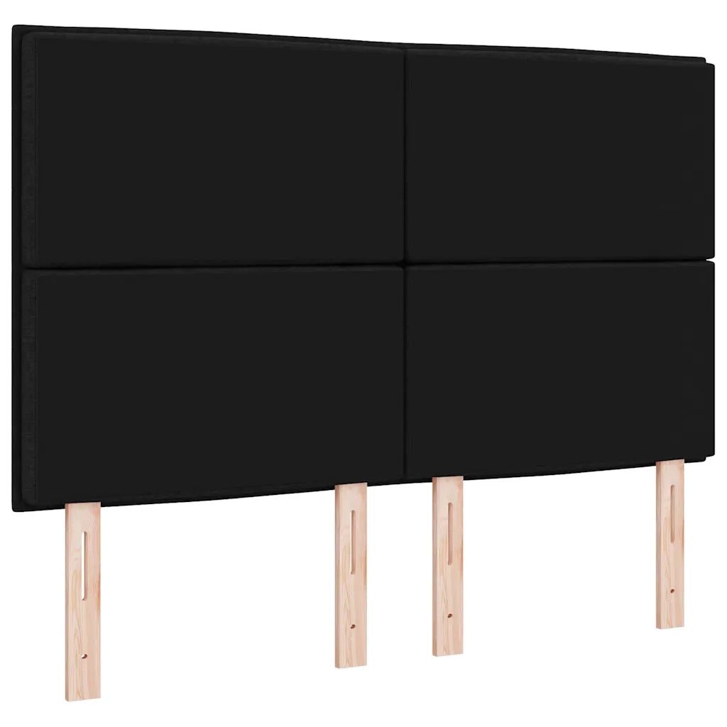Testiera | Testata Nero 160 cm Tessuto