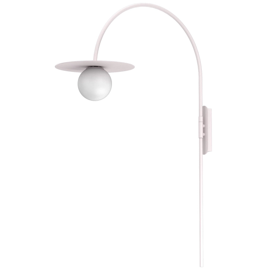 Applique Flat kaszmir sfera bianca 1xE27 Luminex