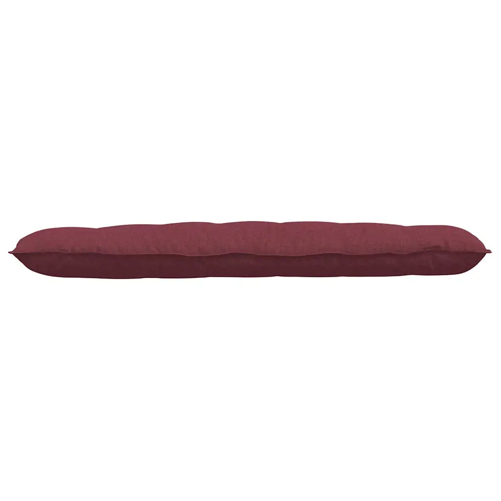 Cuscino per Schiena Rosso Vino 160 x 19 x 50 cm Tessuto