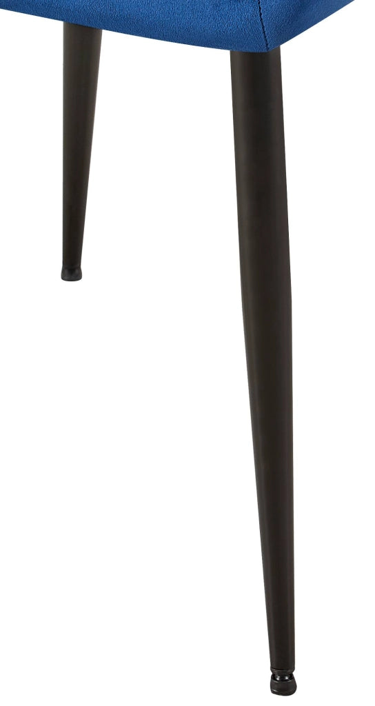 Sedia visitatore Emia Velluto,blu