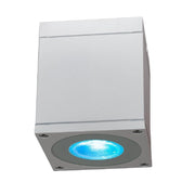 Trade Shop - Plafoniera Faretto Quadrato Soffitto Impermeabile Gu10 Vasca Box Doccia Bagno 230v - Bianco