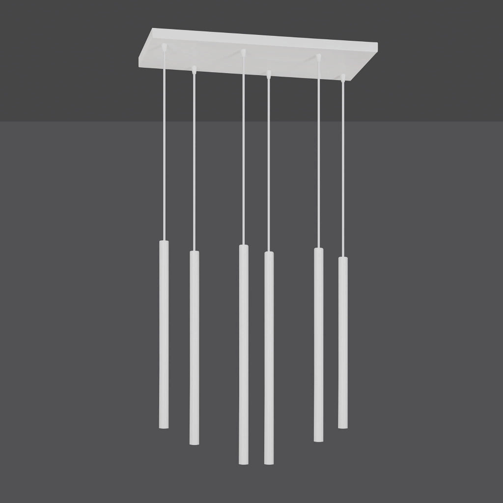 Lampadario Emibig Selter 6 Bianco metallo 6xG9 IP20