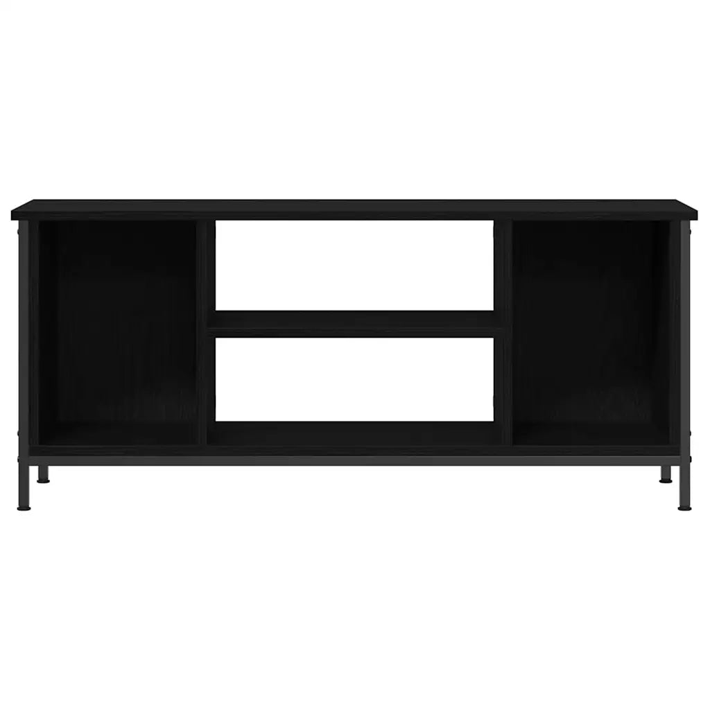 Mobile TV Rovere Nero 102 x 35 x 45 cm Legno multistrato 873885