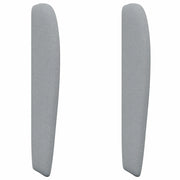 Orecchia della Testata Grigio chiaro 80 x 23 x 6 cm Tessuto CFW5035708