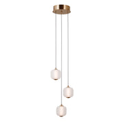 Lampada sospensione Italux GANTI LED 8W ottone Ø27