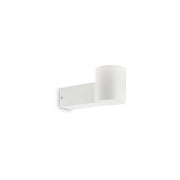 Applique Moderna Clio Alluminio Bianco 1 Luce E27