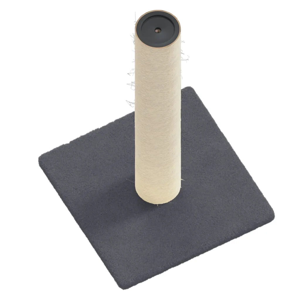 Palo Tiragraffi per Gatti Grigio Scuro 22x22x45 cm 171677