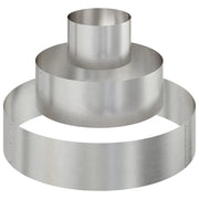 Fioriere | Cassetta per fiori | Vaso da giardino Argento 90 x 90 x 20 cm Acciaio inossidabile