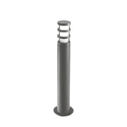 Paletto da Esterno GES022 - Lampada da Terra in Alluminio Grigio Antracite con Diffusore in Vetro Satinato, Attacco E27 IP54 - Gealuce